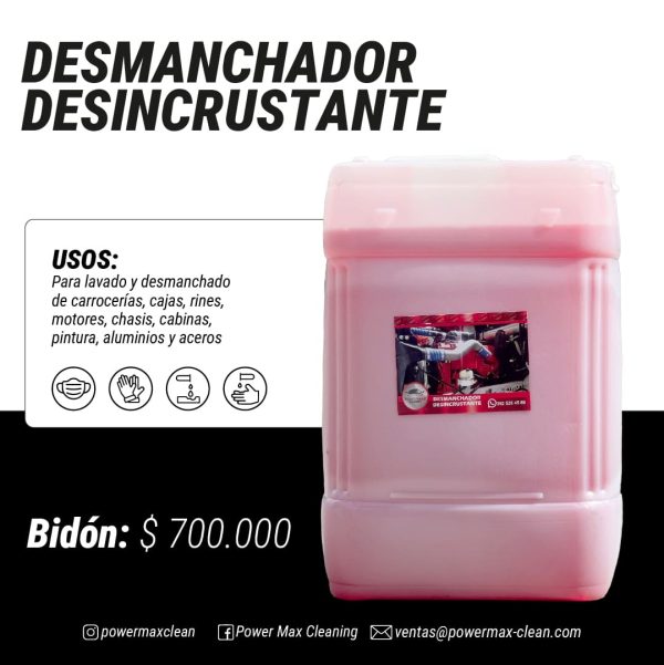 DESMANCHADOR DESINCRUSTANTE - Imagen 4