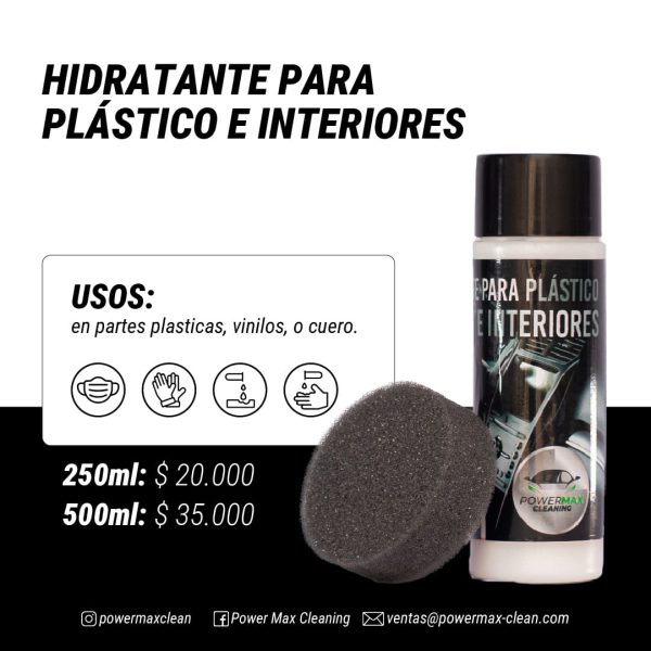 HIDRATANTE PARA PLÁSTICO E INTERIORES - Imagen 2