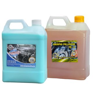 COMBO 1: SHAMPOO PRELAVADO + SHAMPOO CON CERA CARNAUBA - Galón
